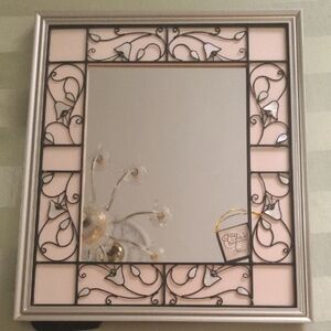 Via Vermont Ibiza Picture Frame And/Or Mirror, New, Pearlized Metal Work , Decor
